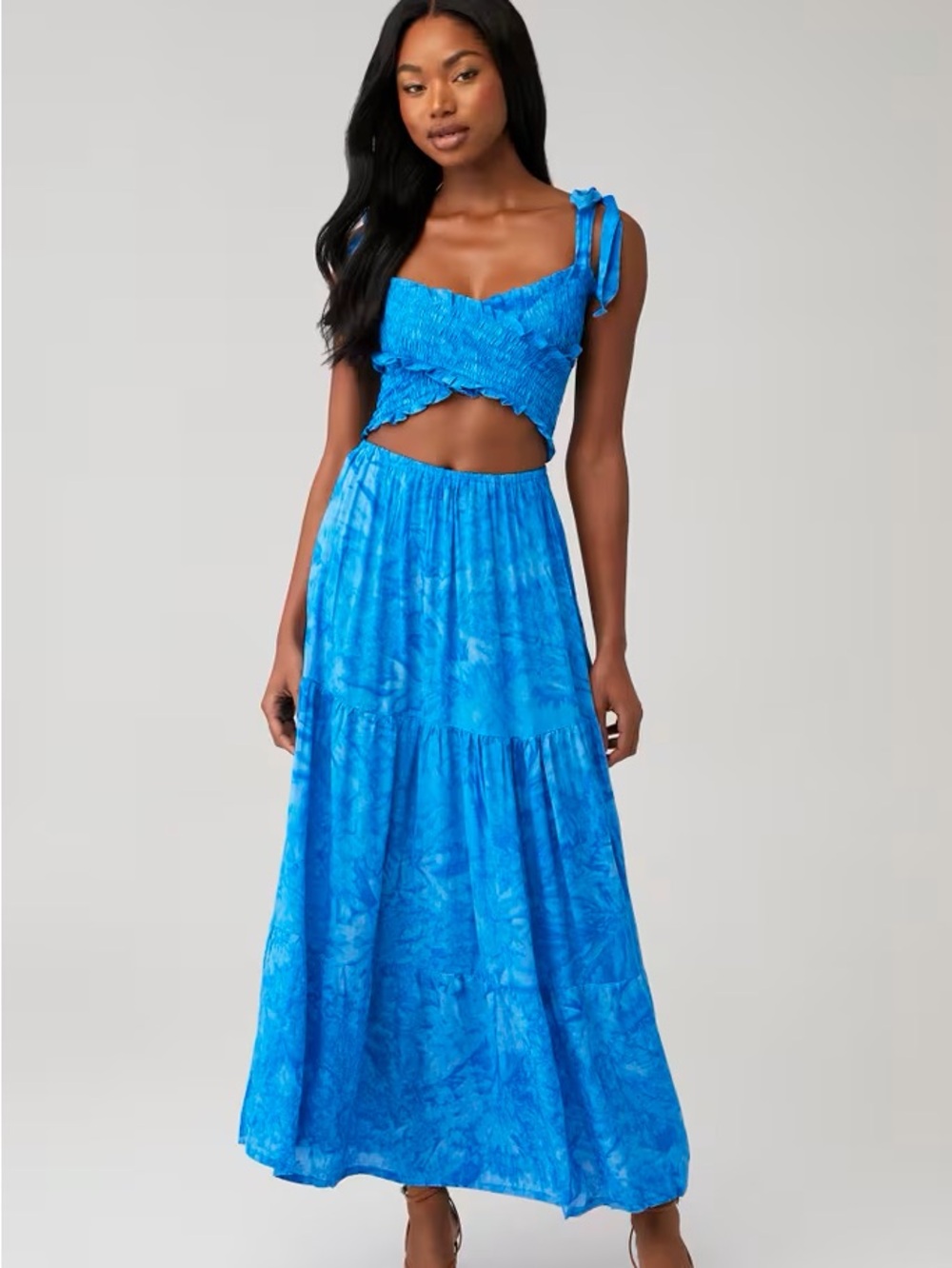 Waverly Maxi Dress - Batik Salt Pacific